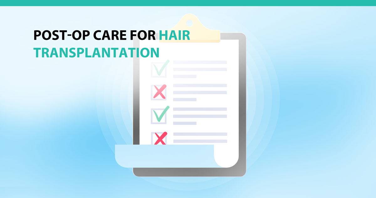 Post-Op Care for Hair Transplantation