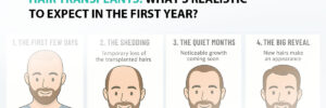 Hair Transplants: What's Realistic to Expect in the First Year?