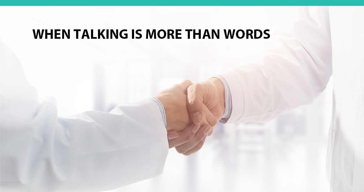 When Talking is More Than Words