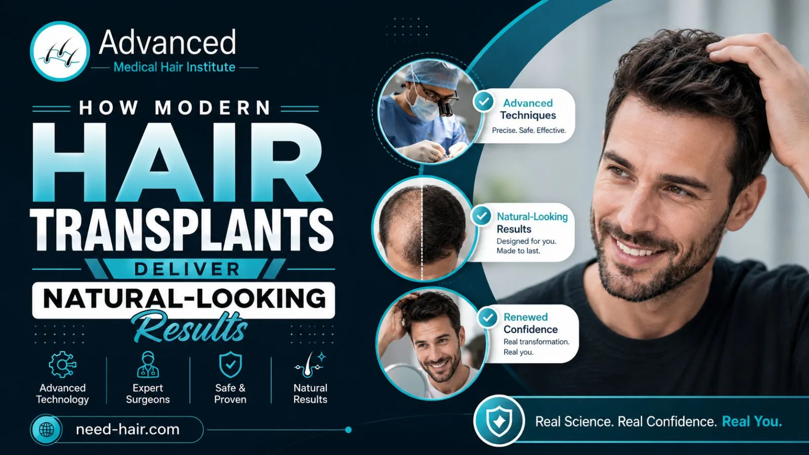 How Modern Hair Transplants Deliver Natural-Looking Results