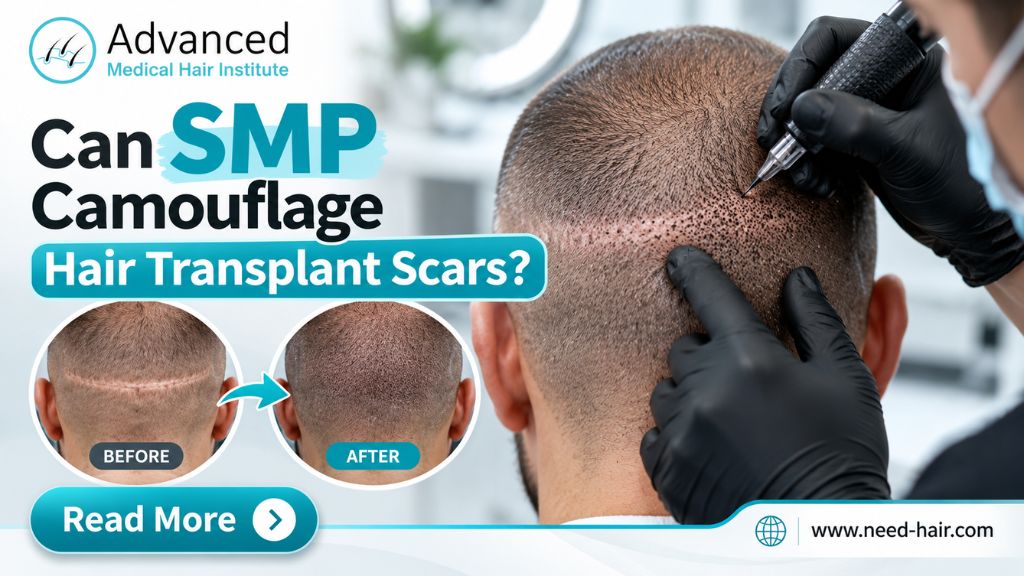 Can SMP Camouflage Hair Transplant Scars